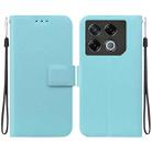 For Infinix GT 20 Pro Ultra-thin Voltage Magnetic Buckle Leather Phone Case(Green) - 1