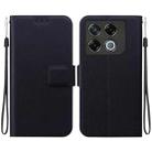 For Infinix GT 20 Pro Ultra-thin Voltage Magnetic Buckle Leather Phone Case(Black) - 1