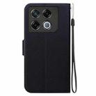 For Infinix GT 20 Pro Ultra-thin Voltage Magnetic Buckle Leather Phone Case(Black) - 3
