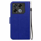 For Infinix GT 20 Pro Ultra-thin Voltage Magnetic Buckle Leather Phone Case(Blue) - 3