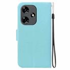 For Infinix Hot 30 4G Ultra-thin Voltage Magnetic Buckle Leather Phone Case(Green) - 3