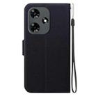 For Infinix Hot 30 4G Ultra-thin Voltage Magnetic Buckle Leather Phone Case(Black) - 3