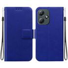 For Infinix Hot 30 Play Ultra-thin Voltage Magnetic Buckle Leather Phone Case(Blue) - 1