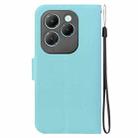 For Infinix Hot 40 / Hot 40 Pro Ultra-thin Voltage Magnetic Buckle Leather Phone Case(Green) - 3