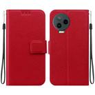 For Infinix Note 12 2023 / Note 12 Pro 4G Ultra-thin Voltage Magnetic Buckle Leather Phone Case(Red) - 1