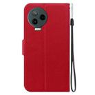 For Infinix Note 12 2023 / Note 12 Pro 4G Ultra-thin Voltage Magnetic Buckle Leather Phone Case(Red) - 3