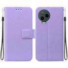 For Infinix Note 12 2023 / Note 12 Pro 4G Ultra-thin Voltage Magnetic Buckle Leather Phone Case(Purple) - 1