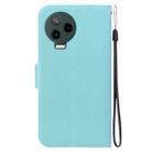 For Infinix Note 12 2023 / Note 12 Pro 4G Ultra-thin Voltage Magnetic Buckle Leather Phone Case(Green) - 3