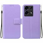 For Infinix Note 30 4G / 5G Ultra-thin Voltage Magnetic Buckle Leather Phone Case(Purple) - 1