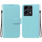 For Infinix Note 30 4G / 5G Ultra-thin Voltage Magnetic Buckle Leather Phone Case(Green) - 1