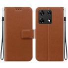 For Infinix Note 30 Pro Ultra-thin Voltage Magnetic Buckle Leather Phone Case(Brown) - 1