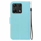 For Infinix Note 30 Pro Ultra-thin Voltage Magnetic Buckle Leather Phone Case(Green) - 3