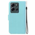 For Infinix Note 30i Ultra-thin Voltage Magnetic Buckle Leather Phone Case(Green) - 3