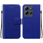 For Infinix Note 30i Ultra-thin Voltage Magnetic Buckle Leather Phone Case(Blue) - 1