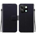 For Infinix Smart 7 HD Ultra-thin Voltage Magnetic Buckle Leather Phone Case(Black) - 1