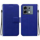 For Infinix Zero 30 5G Ultra-thin Voltage Magnetic Buckle Leather Phone Case(Blue) - 1