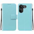 For Tecno Camon 20 Pro 5G Ultra-thin Voltage Magnetic Buckle Leather Phone Case(Green) - 1