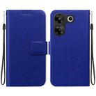 For Tecno Camon 20 Pro 5G Ultra-thin Voltage Magnetic Buckle Leather Phone Case(Blue) - 1