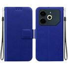 For Tecno Pova 6 Neo Ultra-thin Voltage Magnetic Buckle Leather Phone Case(Blue) - 1