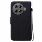 For Tecno Spark 20 Pro+ Ultra-thin Voltage Magnetic Buckle Leather Phone Case(Black) - 3