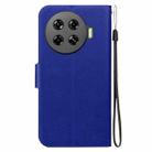 For Tecno Spark 20 Pro+ Ultra-thin Voltage Magnetic Buckle Leather Phone Case(Blue) - 3