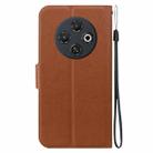 For Tecno Spark 30C Ultra-thin Voltage Magnetic Buckle Leather Phone Case(Brown) - 3