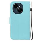 For Tecno Spark Go 1 / Pop 9 Pro Ultra-thin Voltage Magnetic Buckle Leather Phone Case(Green) - 3