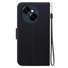 For Tecno Spark Go 1 / Pop 9 Pro Ultra-thin Voltage Magnetic Buckle Leather Phone Case(Black) - 3