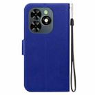 For Tecno Spark Go 2024 / Spark 20 Ultra-thin Voltage Magnetic Buckle Leather Phone Case(Blue) - 3