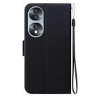 For Honor 70 Ultra-thin Voltage Magnetic Buckle Leather Phone Case(Black) - 3