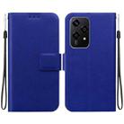 For Honor 200 Lite Global Ultra-thin Voltage Magnetic Buckle Leather Phone Case(Blue) - 1