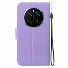 For Honor Magic7 Pro Ultra-thin Voltage Magnetic Buckle Leather Phone Case(Purple) - 3