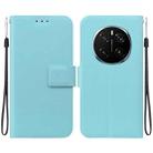 For Honor Magic7 Pro Ultra-thin Voltage Magnetic Buckle Leather Phone Case(Green) - 1