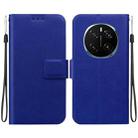 For Honor Magic7 Pro Ultra-thin Voltage Magnetic Buckle Leather Phone Case(Blue) - 1