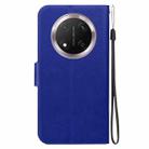 For Honor X9c Ultra-thin Voltage Magnetic Buckle Leather Phone Case(Blue) - 3