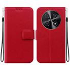 For Huawei nova 12i 4G Global Ultra-thin Voltage Magnetic Buckle Leather Phone Case(Red) - 1