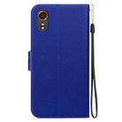 For Samsung Galaxy XCover7 Ultra-thin Voltage Magnetic Buckle Leather Phone Case(Blue) - 3