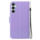 For Samsung Galaxy M15 / F15 Ultra-thin Voltage Magnetic Buckle Leather Phone Case(Purple) - 3