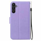 For Samsung Galaxy M34 5G / F34 5G Ultra-thin Voltage Magnetic Buckle Leather Phone Case(Purple) - 3