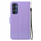 For Samsung Galaxy M35 Ultra-thin Voltage Magnetic Buckle Leather Phone Case(Purple) - 3
