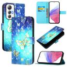 For Cubot Max 5 3D Painting Horizontal Flip Leather Phone Case(Golden Butterfly) - 1