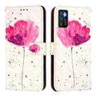 For Cubot P50 3D Painting Horizontal Flip Leather Phone Case(Flower) - 2