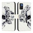 For Cubot P50 3D Painting Horizontal Flip Leather Phone Case(Skull) - 2