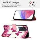 For Cubot A10 3D Painting Horizontal Flip Leather Phone Case(Rose Butterfly) - 3
