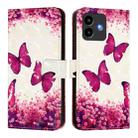 For Cubot Note 40 3D Painting Horizontal Flip Leather Phone Case(Rose Butterfly) - 2