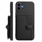 For Nothing CMF Phone 1 Button Card Bag RFID Anti-theft Phone Case(Black) - 2