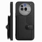 For Nothing Phone 3a Pro Button Card Bag RFID Anti-theft Phone Case(Black) - 2