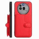 For Nothing Phone 3a Pro Button Card Bag RFID Anti-theft Phone Case(Red) - 2