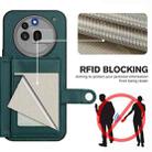 For Nothing Phone 3a Pro Button Card Bag RFID Anti-theft Phone Case(Green) - 3