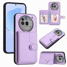 For Nothing Phone 3a Pro Button Card Bag RFID Anti-theft Phone Case(Purple) - 1